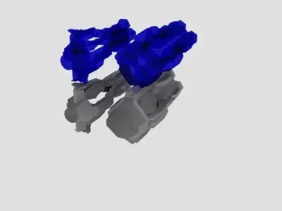 Hologun  Low-poly 3D model