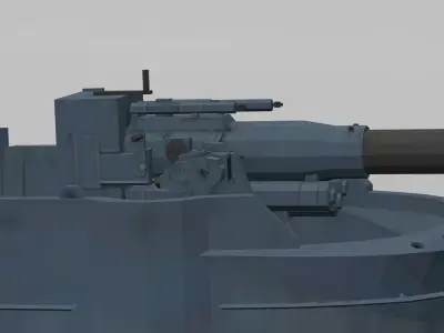 free submarine low-poly 3D model Free low-poly 3D model