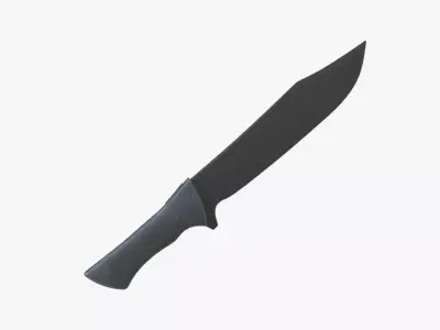 Machete knife Free low-poly 3D model