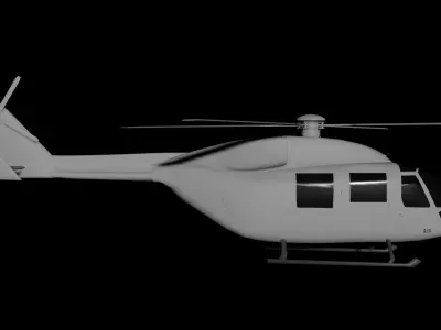 HAL Dhruv Helicopter Free 3D model