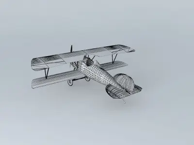 Albatros D-VA Free 3D model