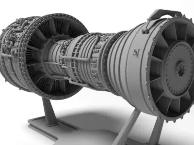 jet engine boeing for Print 3D print model