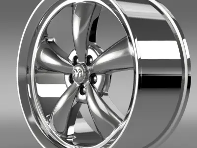 Mopar Dodge Challenger rim 3D model