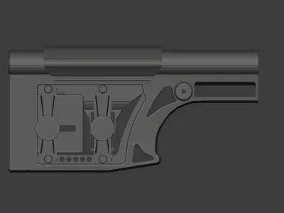 LUTH-AR MBA-1 Buttstock 3D model