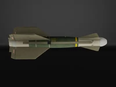 bombs assets 3D model Low-poly 3D model