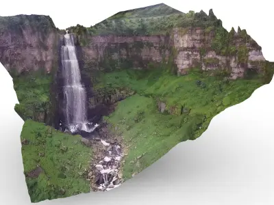 Salto Tequendama - Tequendama falls 3D model