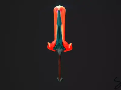 Spear Jelly Free low-poly 3D model