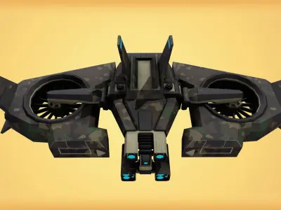 Optimized 3D Drone Models - Game-Ready and Low-Poly Low-poly 3D model