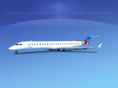 Bombardier CRJ1000 SAS 3D model
