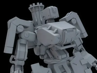 fan art for bastion Free 3D model