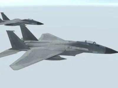 F 15 C Eagle Free low-poly 3D model