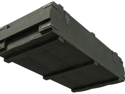 Ammunition Box Low-poly 3D model