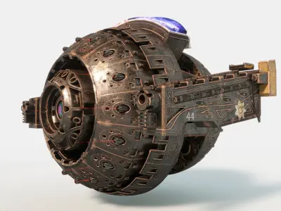 DroidSHF star wars spacecraft 3D model