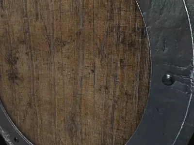 Medieval Shield 3D model