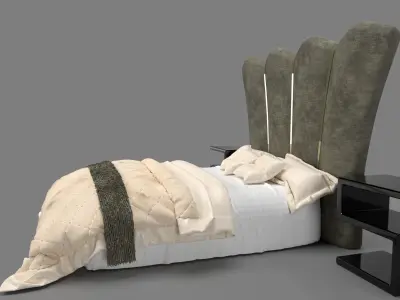 Bed Persia Model Free 3D model