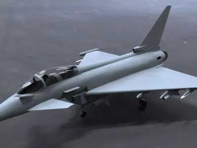 Euro Fighter 2000 Free 3D model