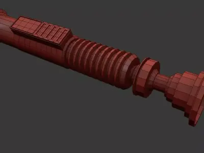 Luke Skywalker Weapon 3D model