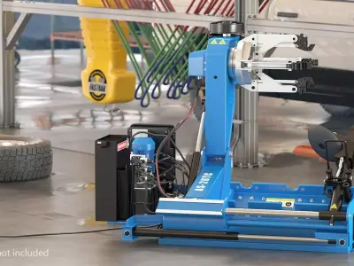 Automotech AS-26TC Truck Tyre Changing Machine 3D model