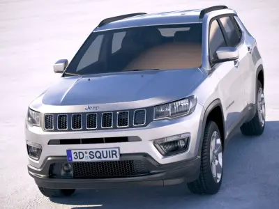 Jeep Compass 2018 3D model purchase