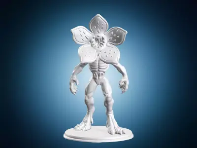 Demogorgon Monster Miniature Statue 3D print model