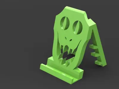 Reptilian Phoneholder 3D print model