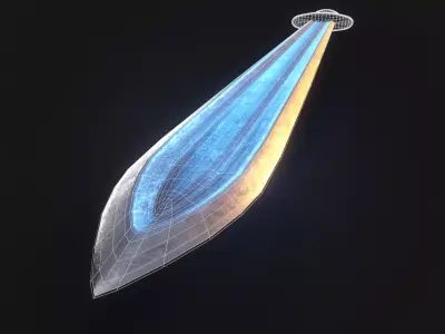 Viking Sword Free low-poly 3D model