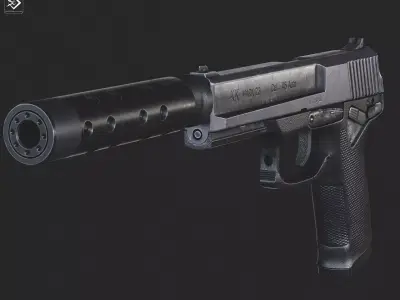  Koch Mark 23 Low-poly 3D model