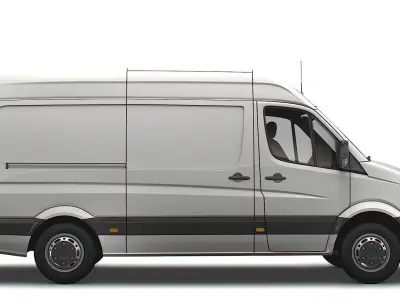 Volkswagen Crafter Van L2H2 2016 3D model