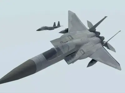 F 15 C Eagle Free low-poly 3D model
