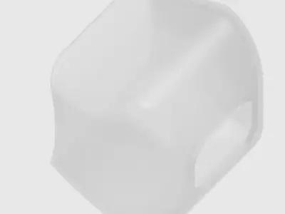 Transparent Bike Visor 3D model