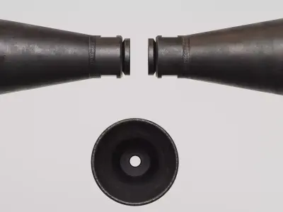 Colt - Cone Flash Hider - Replica Low-poly 3D model