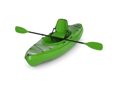 Kayak Low-poly 3D model