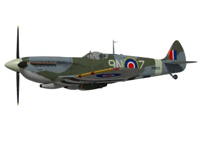 Supermarine Spitfire Mk-XVIe 3D model