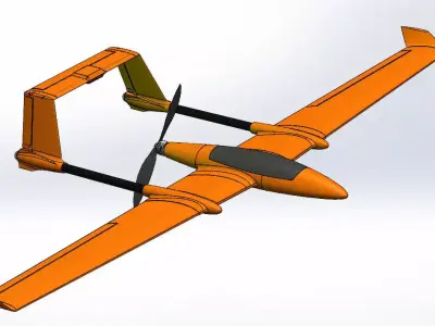 H-94 Eagle - 3D Printable FPV Drone 3D print model