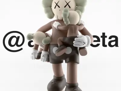 KAWS Clean Slate for Print 3D print model
