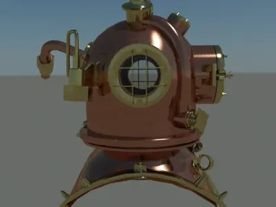 Low Poly Mark V Helium Low-poly 3D model