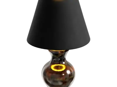 Eno Ceramic Phystian Galaxy Shade Lamp Model, Brown 