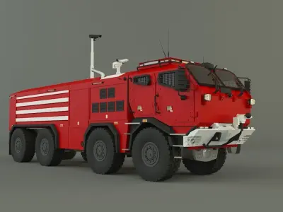 Titan Fire Truck 3D model