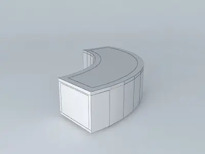 Reception Counter 3D model