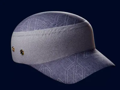 Military Cap 3D model