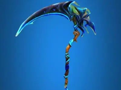 Water Element Scythe Low-poly 3D model