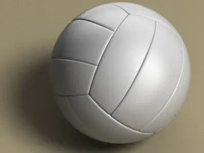 volley 3D model