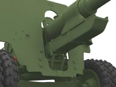 Bs3 antitank no map 3D model