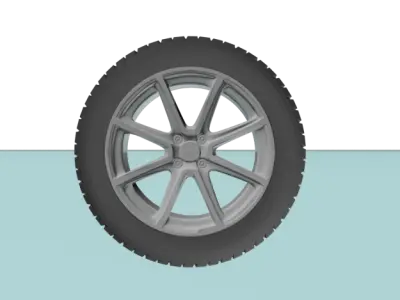 Fox FX2 wheel 3D model