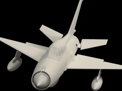 Mig 21 -no textures- 3D model
