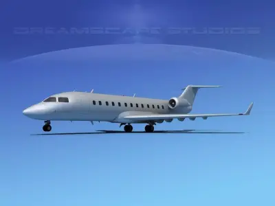 Bombardier Challenger 850 Bare Metal 3D model
