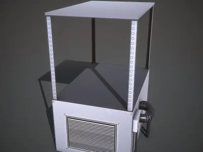 Laboratory Stand Low-poly 3D model