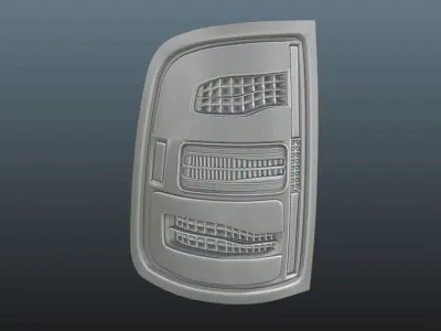 5th GEN RAM CUSTOM TAIL-LIGHTS 3D model
