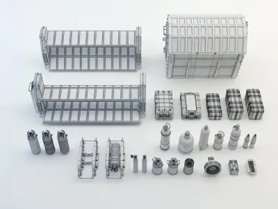 DETAILS KIT - SUBDIVISION READY 3D model