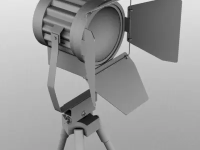 Standing Light Spot 3D model
